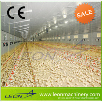 Prix ​​de l&#39;équipement de ferme avicole automatique série Leon en vente chaude